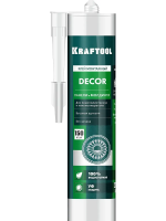 Клей монтажный для молдингов 310 мл Decor Kraftool 41349_z01, белый