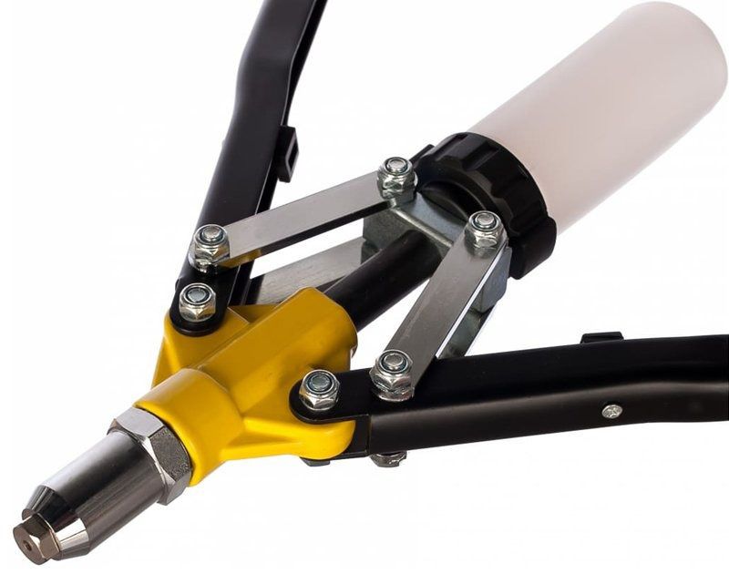 Заклепочник вытяжной двуручный (3.2-6.4 мм) 440 мм, усиленный, FIT 32058 - фото