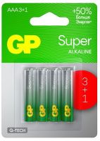 Батарейки Super G-TECH 24A LR03/286/AAA GP, 4 шт