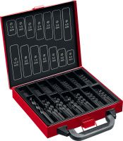 Набор сверл по металлу 1-10 мм, класс В, ЗУБР 29605-H99, сталь Р4М2, 99 штук в металлическом боксе