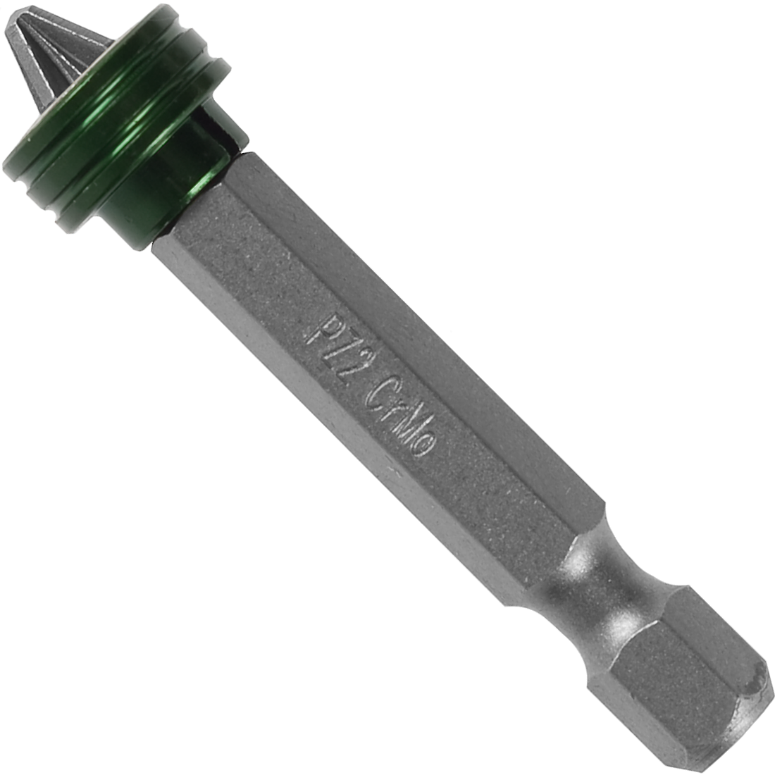 Бита с магнитным держателем-ограничителем 50 мм, PZ2 Magnet-X Kraftool 26129-2-50-1, хромомолибденовая сталь - фото