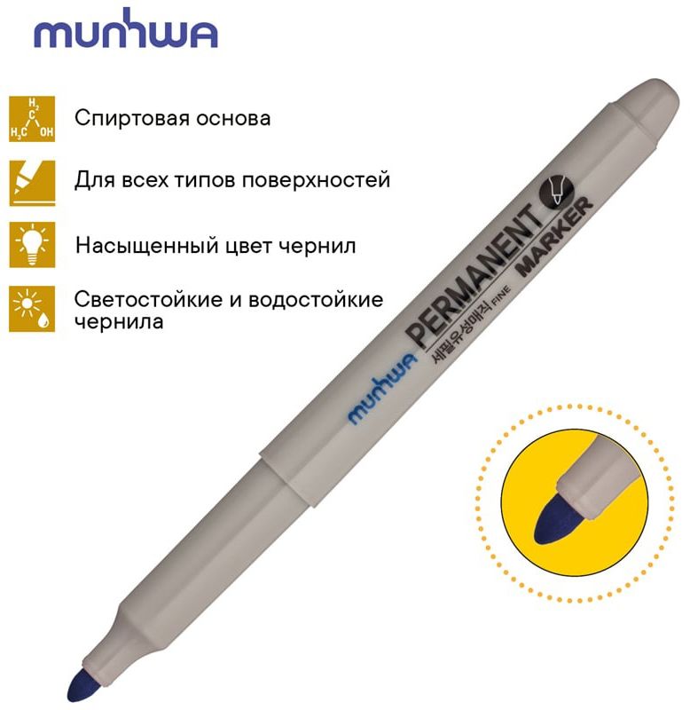 Маркер строительный 1,5 мм MunHwa FPM - фото