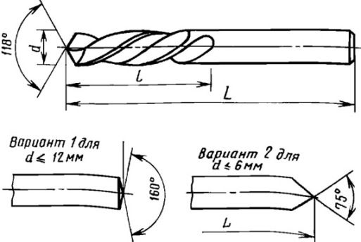 Сверло по металлу спиральное левое короткое ц/х ГОСТ 4010-77 РИ, сталь Р18 - фото