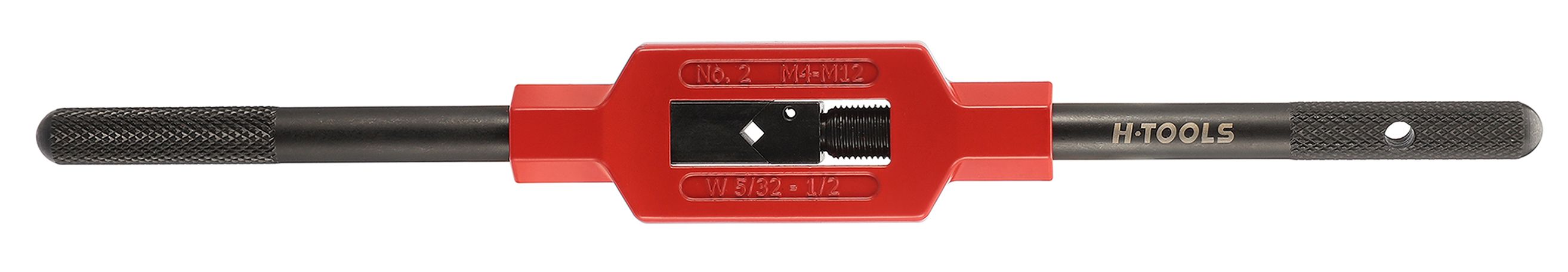 Вороток для метчиков №2 M4-M15 (3,0-9,0 мм) 265 мм DIN 1814 H-Tools 08800050 - фото