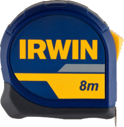 Изображение товара Рулетка IRWIN 8 м x 25 мм стальная лента пластиковый корпус