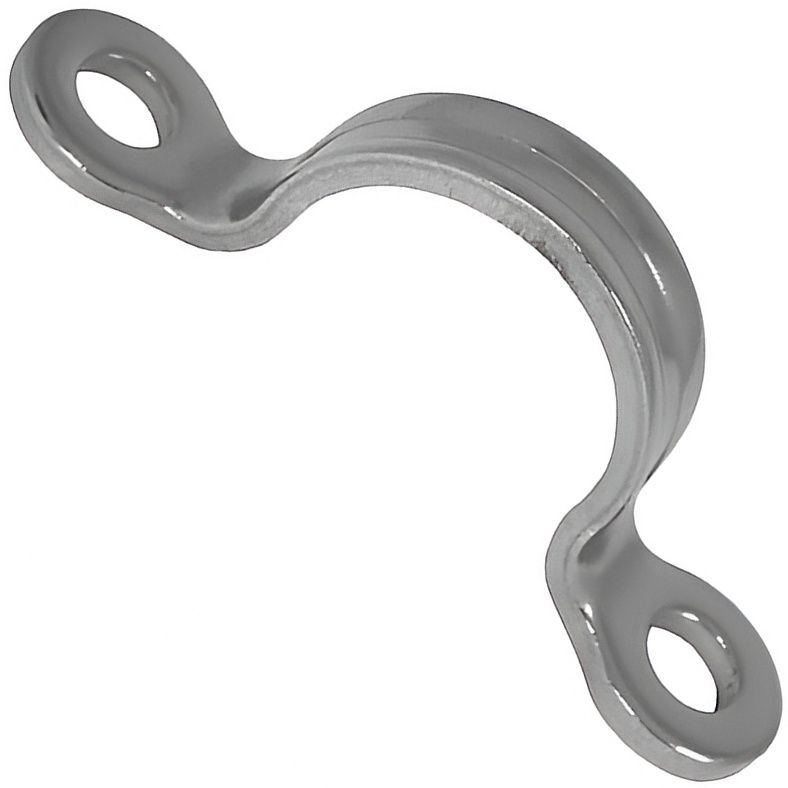 Скоба для строп с плоским креплением 8860, нержавеющая сталь А4 - фото