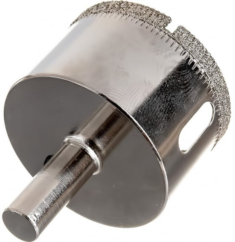 Коронка алмазная с центровочным сверлом по керамограниту, стеклу, керамике и мрамору, мокрый рез, ц/х Messer DIY - фото