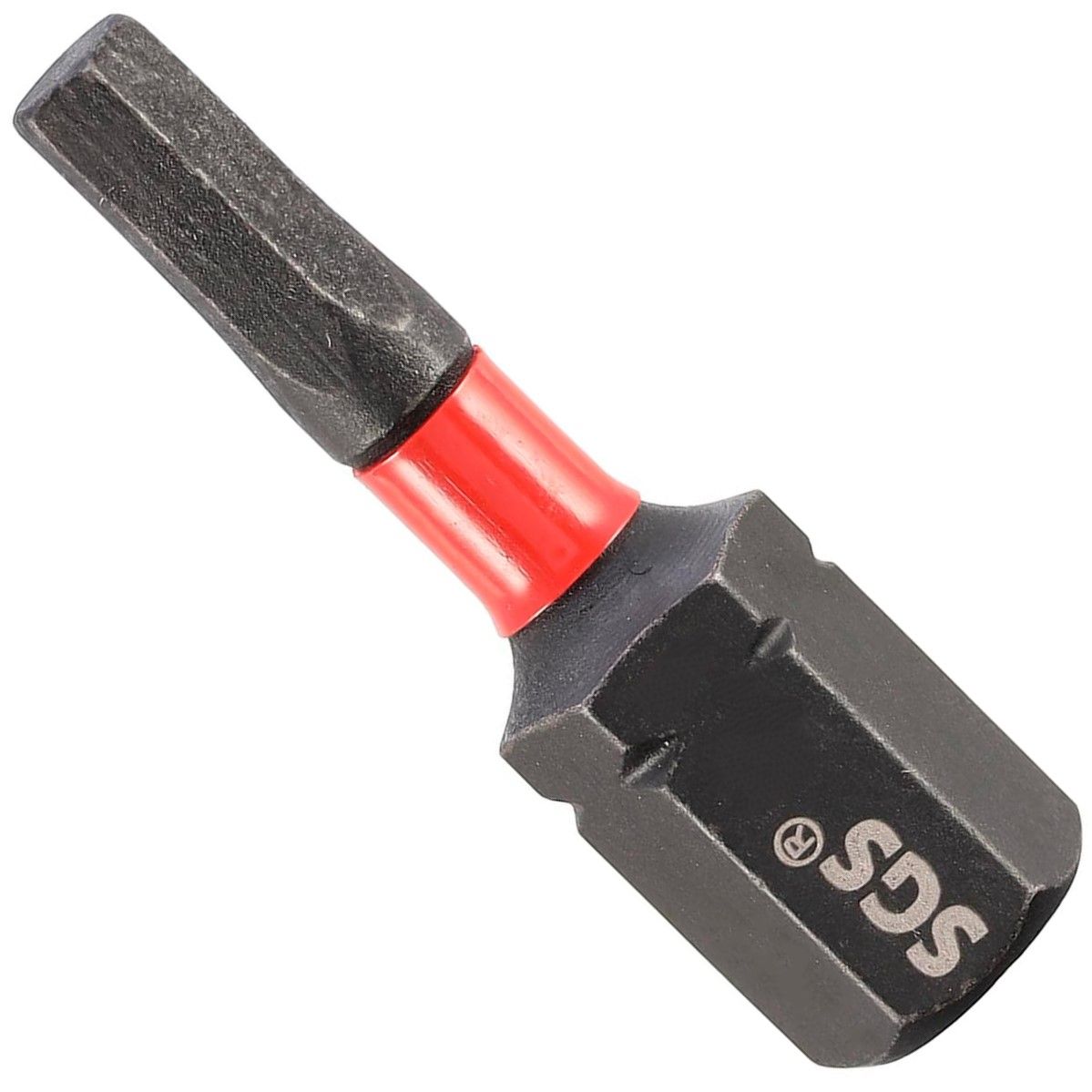 Изображение товара Бита шестигранная ударная HEX H2 длина 25 мм Impact SGS 6325-H2.0-IB, сталь S2