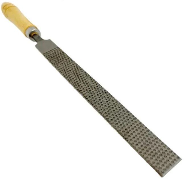 Рашпиль плоский с деревянной ручкой Волжский Инструмент - фото