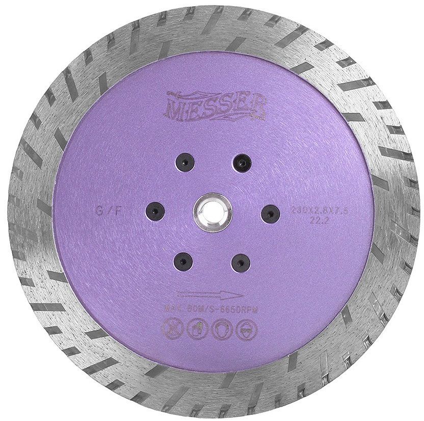 Диск алмазный для резки и шлифовки гранита G/F 125 мм, Messer 01-41-125 - фото