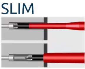 Отвертка диэлектрическая PH/SL 1х80 мм S Line Elektro Profi SLIM Narex 834411 - фото