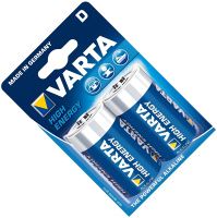 Батарейки щелочные тип D Varta High Energy 4920121412, 2 шт в блистере
