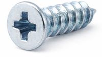 Шуруп с потайной головкой и острым концом, оцинкованная сталь