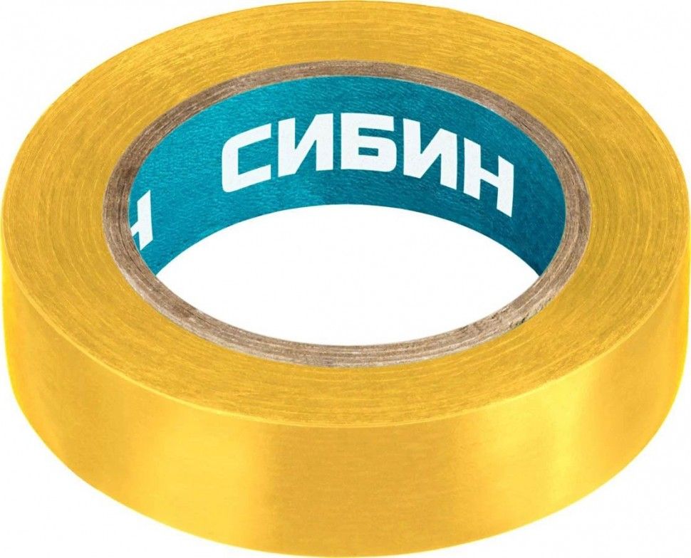 Изолента ПВХ 15 мм х 10 м, 5 000 В СИБИН, цвет в ассортименте - фото