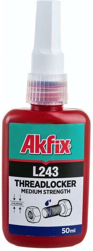 Фиксатор резьбы анаэробный средней прочности 50 мл L243 Akfix L243_01 - фото