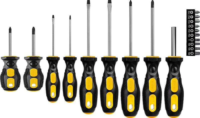 Изображение товара Отвертка-битодержатель набор 19 предметов Stayer MaxFix 2513-H19_z01