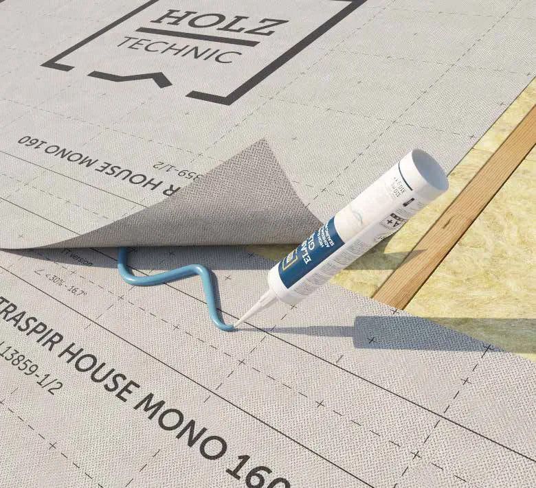 Клей-герметик универсальный эластичный 310 мл Holz Technic ELAGLUE310, жесткая туба - фото