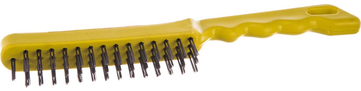 Щетка проволочная стальная с пластиковой ручкой Professional Stayer - фото