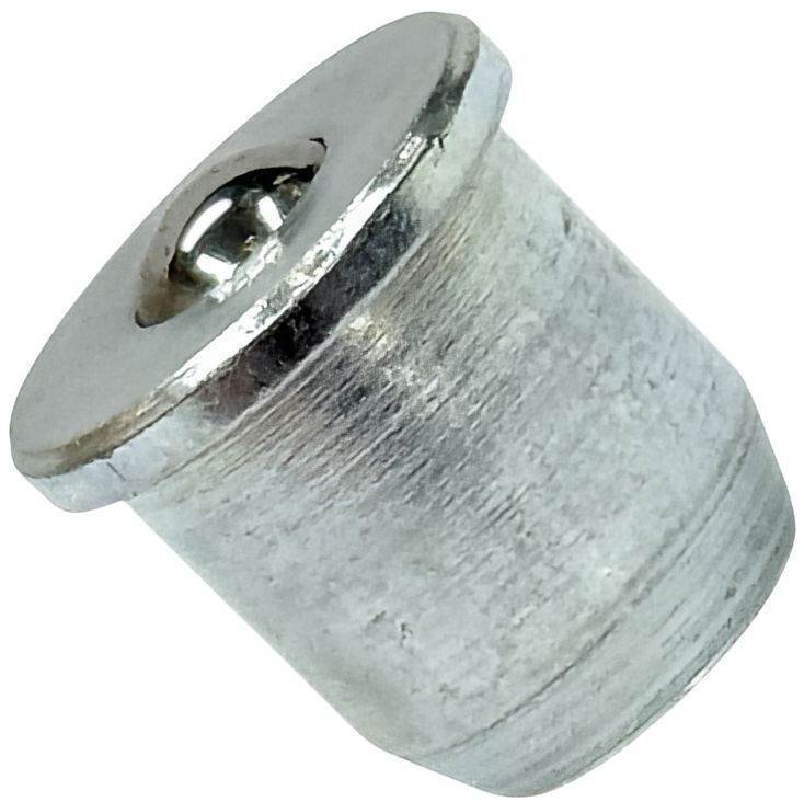 Пресс-масленка под запрессовку 3.2.1 ГОСТ 19853-74, оцинкованная сталь - фото