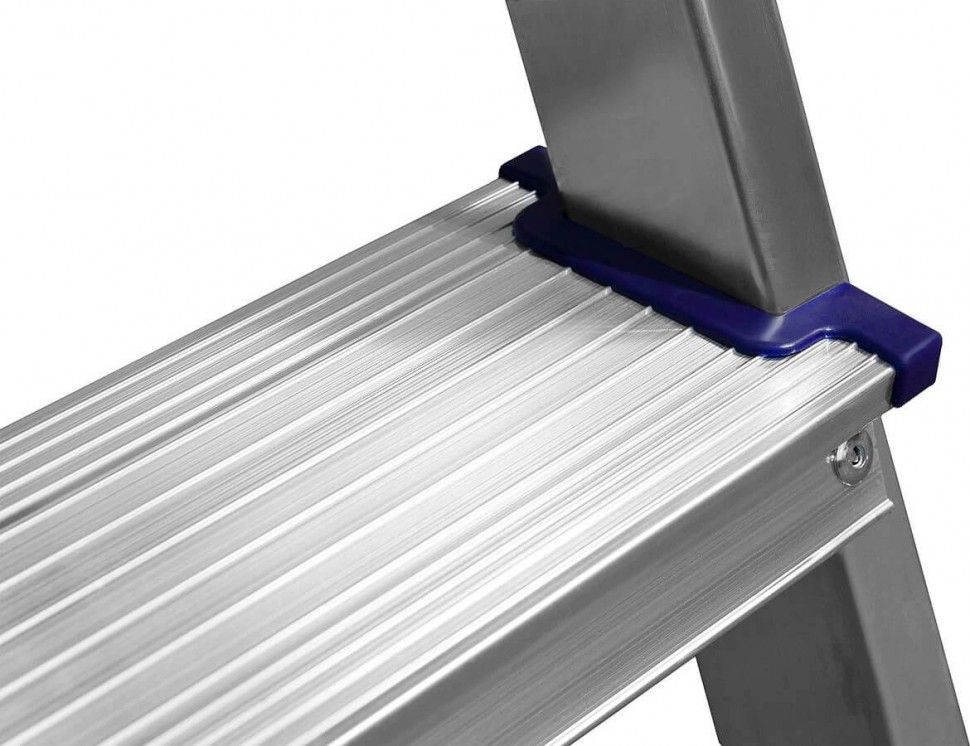 Стремянка двухсторонняя 2 ступени СИБИН 38825-02, алюминий - фото