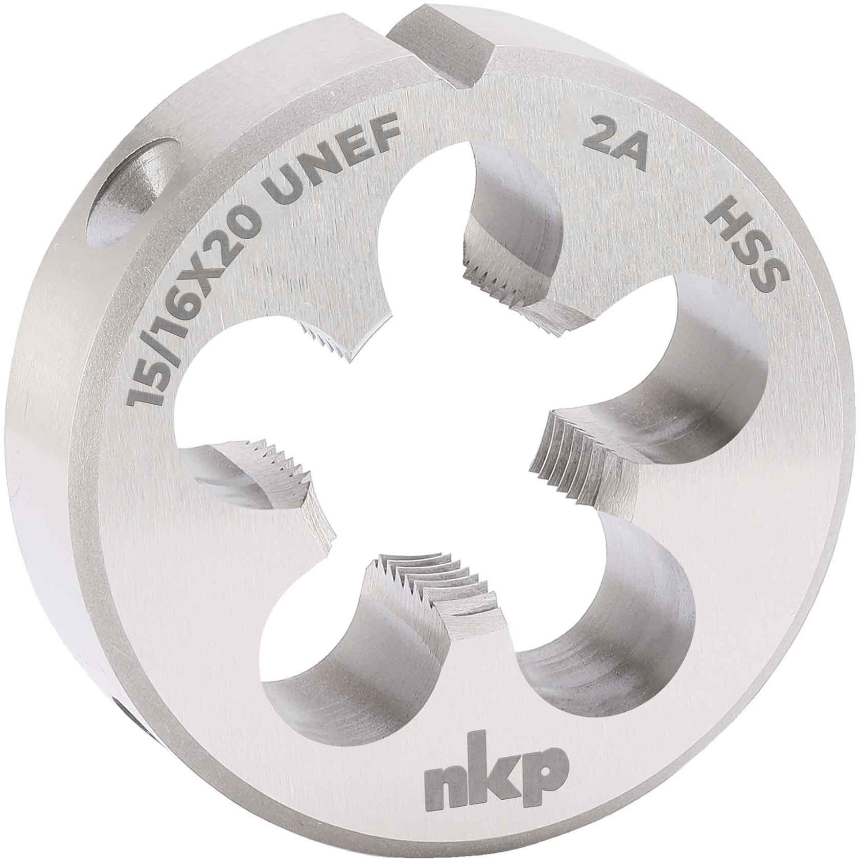 Плашка 1 1/16"-18 HSS DIN EN 22568 NKP 248116N, особо мелкая дюймовая резьба UNEF - фото