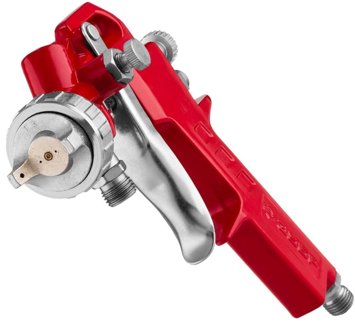 Краскопульт пневматический с нижним бачком с дюзой 1,3 мм HP MS 200N ЗУБР 06456-1.3 - фото