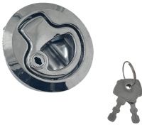 Замок врезной с ключом для люков, сейфов N59-2, сталь