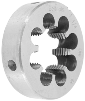 Плашка UNF 1 1/8"-12 D=65 мм РИ ri.126.96, углеродистая сталь