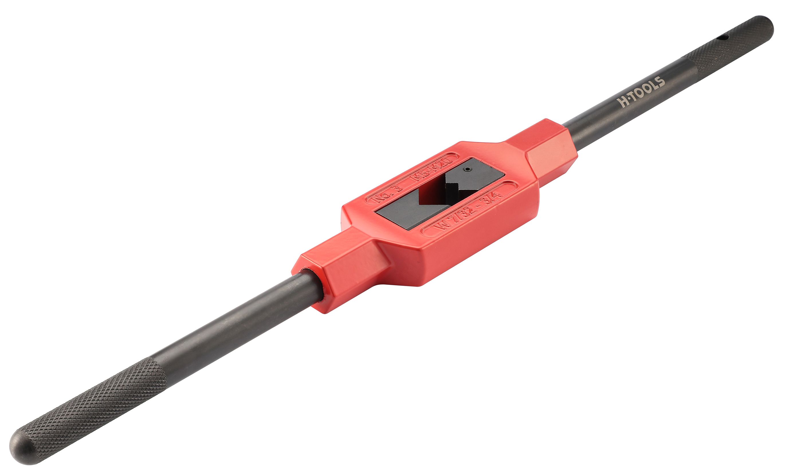 Вороток для метчиков №3 M5-M20 (4,9-12,0 мм) 370 мм DIN 1814 H-Tools 08800060 - фото