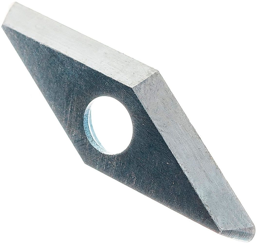 Сменное лезвие Ромб 27х10 мм для резцов по дереву ЗУБР 18372 - фото