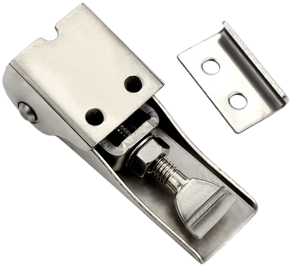 Защелка скрытого типа L=83 B67C-7, нержавеющая сталь А2 - фото