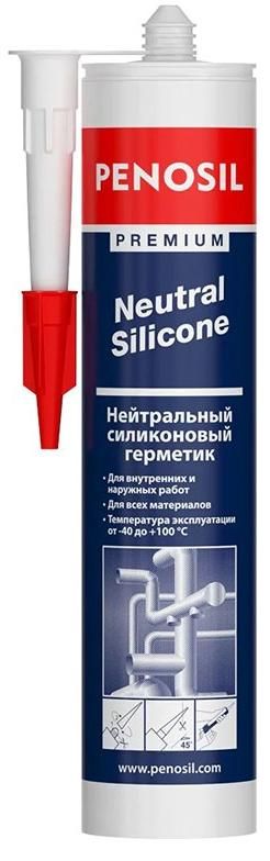 Изображение товара Герметик силиконовый нейтральный Penosil H4184 280 мл белый для многих поверхностей