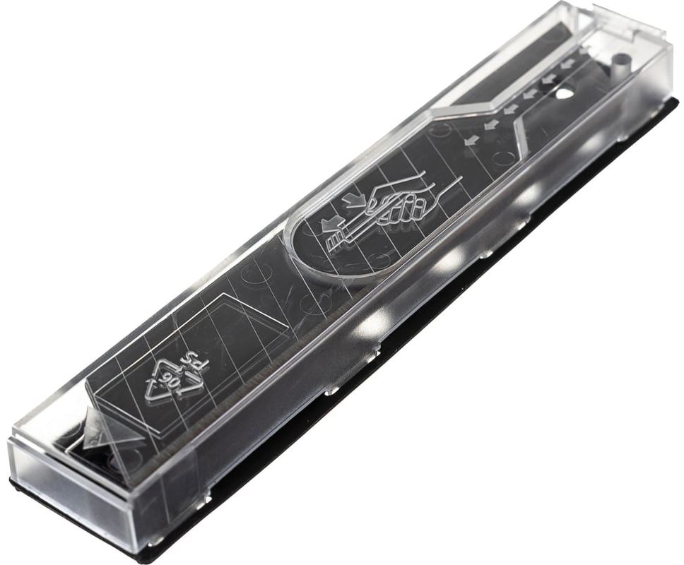 Лезвия сегментированные 18 мм 15 сегментов Solingen Titanium Kraftool 09606-TIN-18-S5, 5 шт - фото