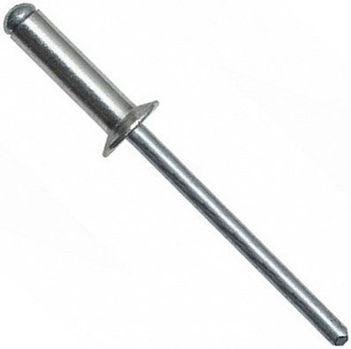 Заклепка вытяжная с потайным бортиком 120° 3,2х14 мм, алюминий/сталь - фото