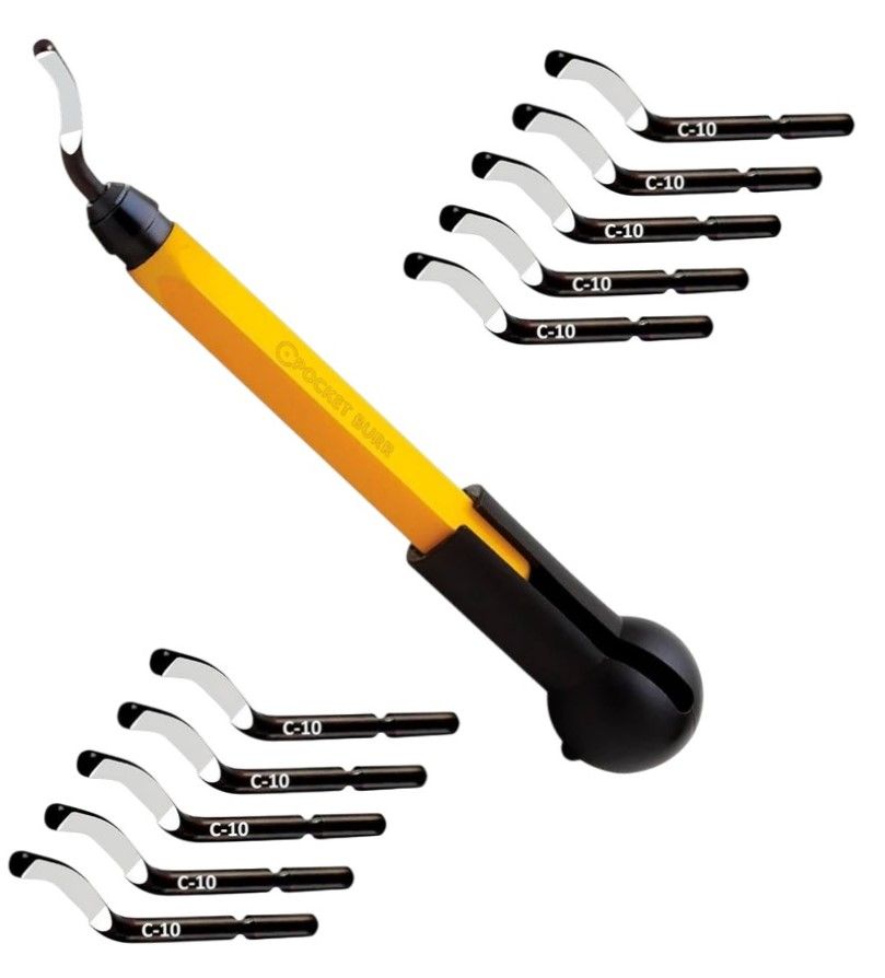 Фаскосниматель 3,2 мм Type-C HEX 9,5 мм CP Gratex 31211, 11 предметов - фото