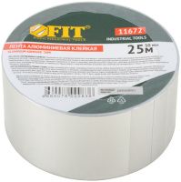 Лента алюминиевая клейкая 50 мм х 25 м FIT 11672