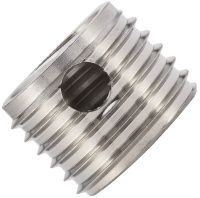 Вставка резьбовая cамонарезная с отверстием H-Tools 6h, нержавеющая сталь