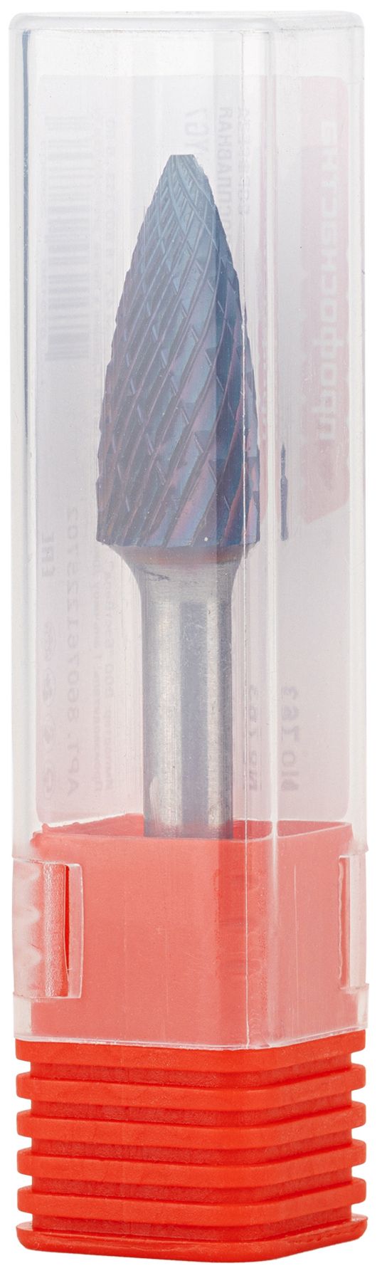 Борфреза твердосплавная UC Nano Blue 12х25х70 мм Профоснастка №763, форма G, 860761225702 - фото