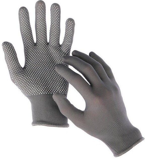 Перчатки нейлоновые с ПВХ - фото