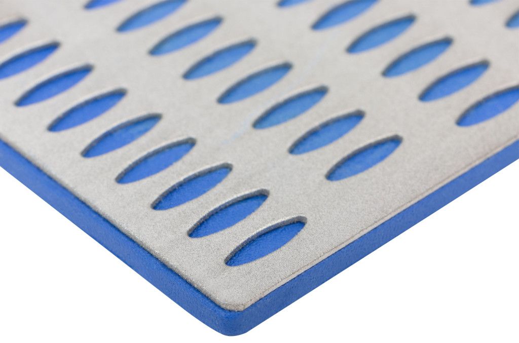 Брусок алмазный абразивный P800 для заточки FIT 38335, синий - фото