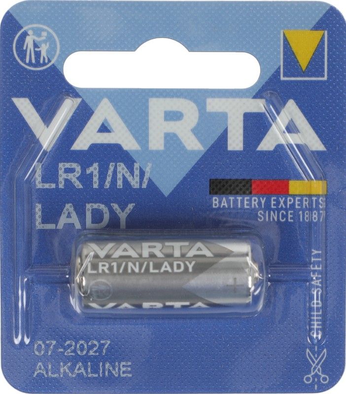 Батарейка LR1 щелочная 1,5 В Varta 4001101401М - фото
