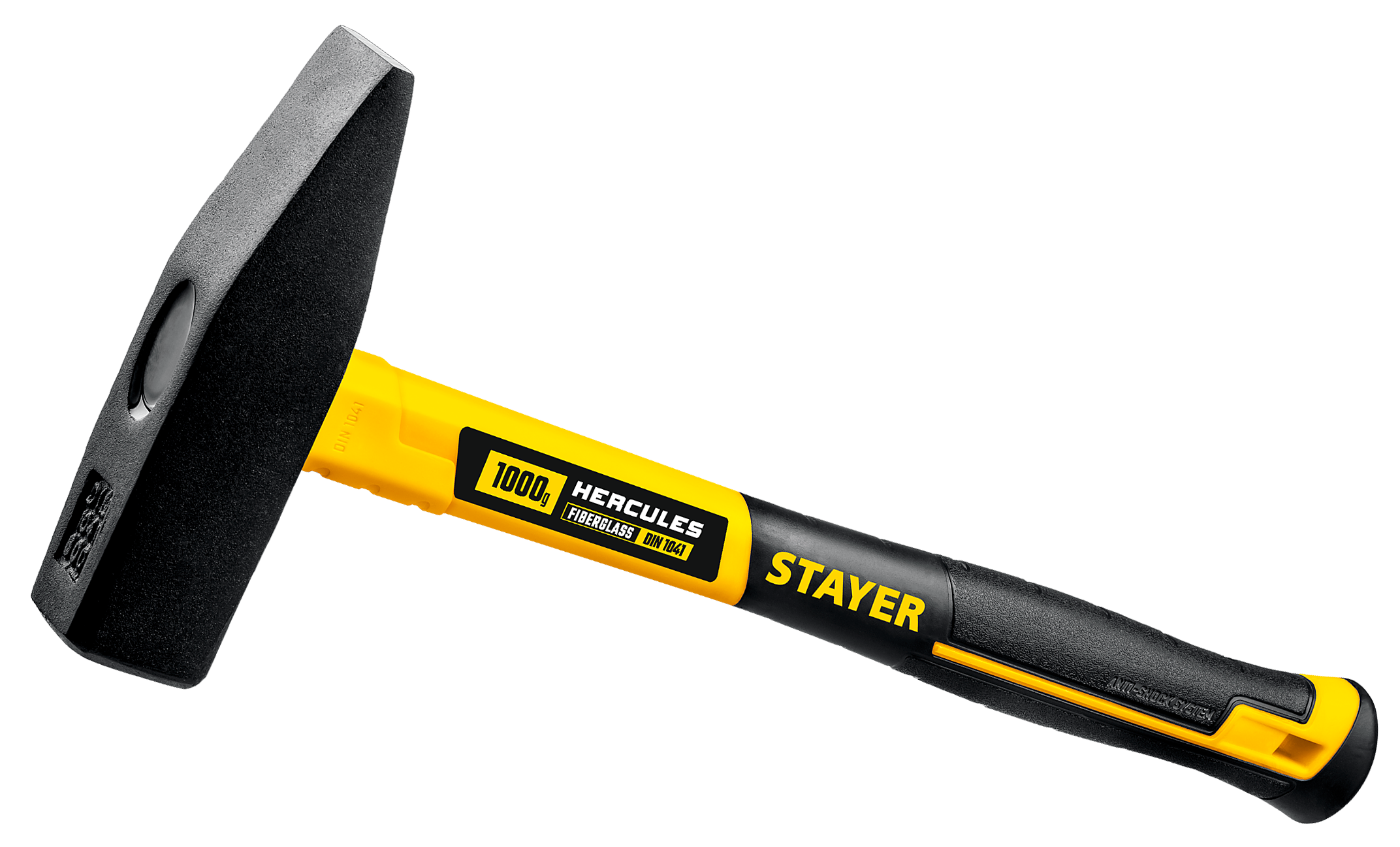 Молоток слесарный 1000 гр с фиберглассовой рукояткой L=330 Professional Stayer 20050-10 - фото