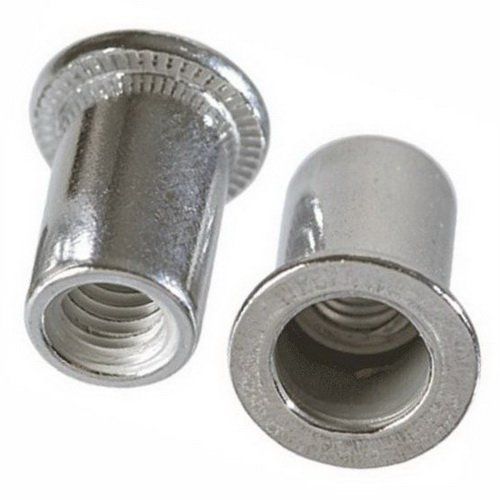 Резьбовая заклепка М16 с цилиндрическим бортиком, сталь - фото