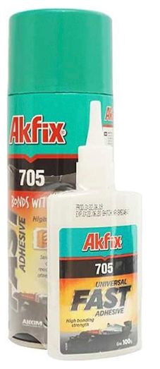 Набор для экспресс склеивания Akfix 705 (50 гр+200 мл) - фото