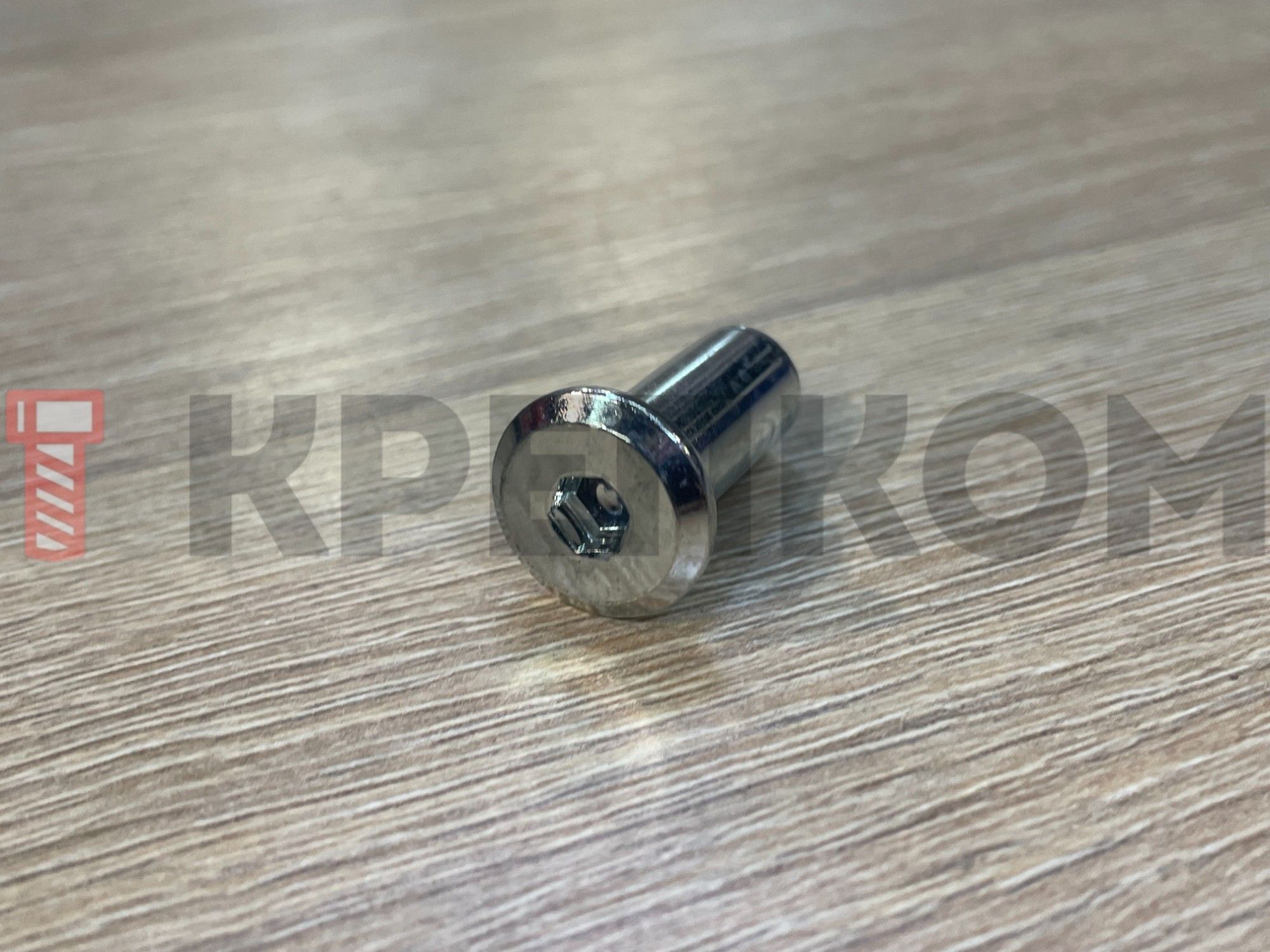 Гайка Эриксона вн/ш плоск. M 8 x 22 x 16 593 A6 оцинк - фото