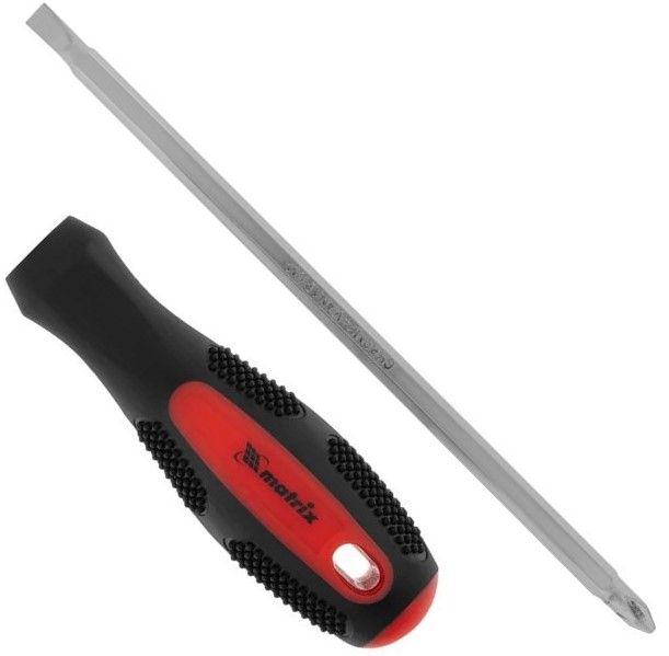 Отвертка комбинированная SL6 / PH2 стержень 150 мм Matrix 12290, Cr-V - фото