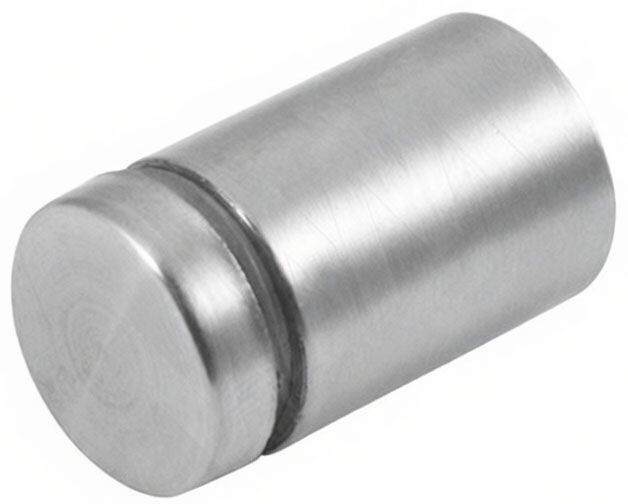 Крепление зеркала/стекла к стене с выносом, никель - фото