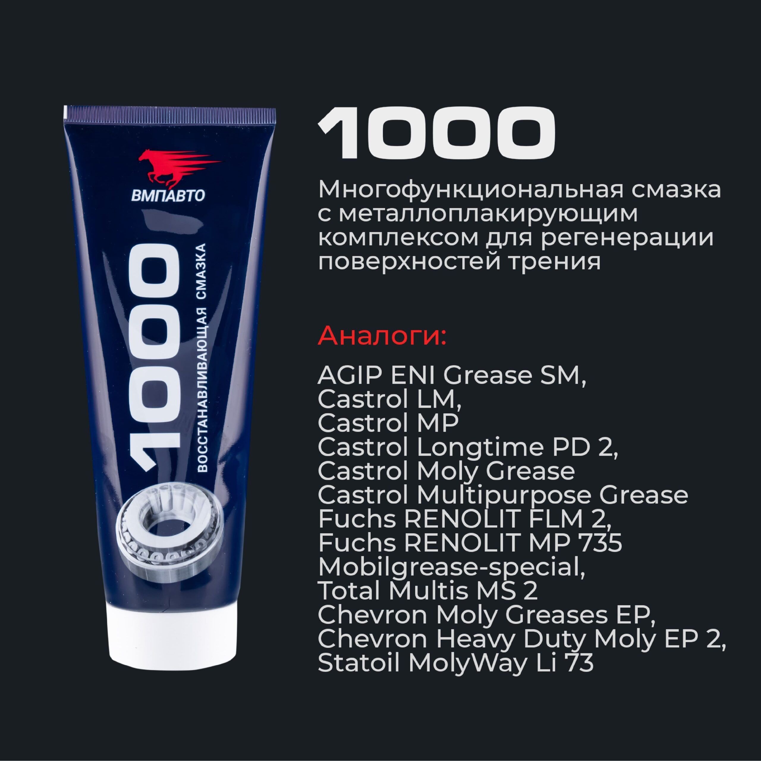 Восстанавливающая многофункциональная смазка МС 1000 ВМПАВТО - фото