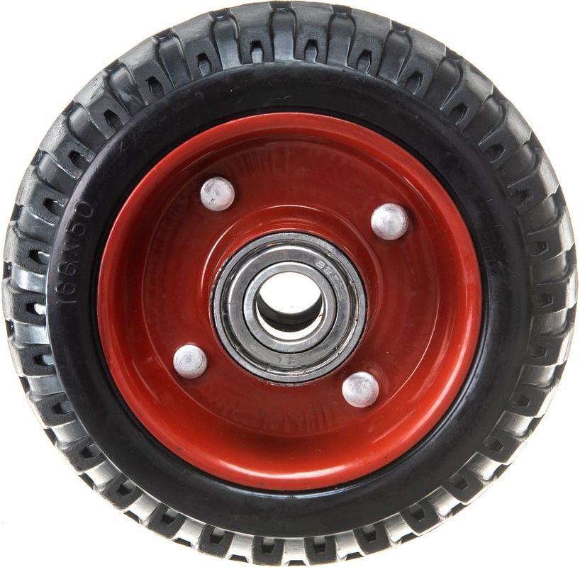 Колесо большегрузное с резиновым протектором без опоры 160 мм PP 160 - фото