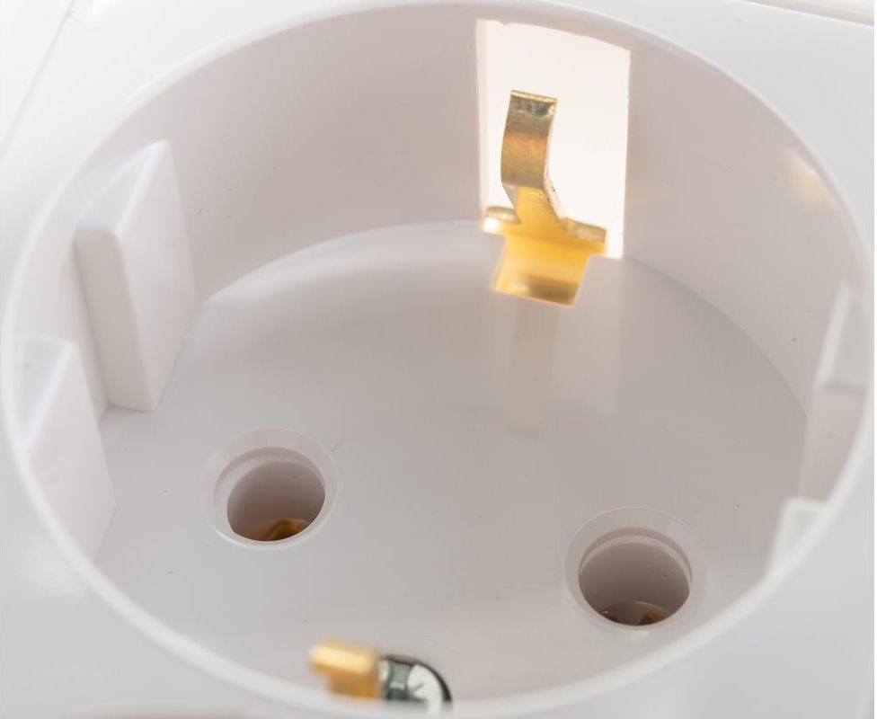 Розетка белая 2-м ОП 16А 250В с заземлением Хит Systeme Electric RA16-238-B - фото